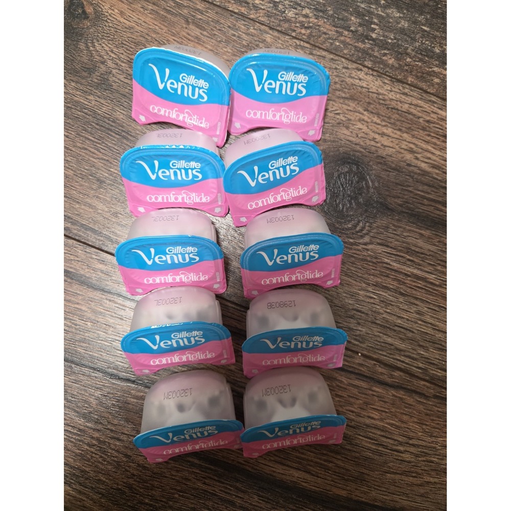 10 Gillette Venus ComfortGlide Women's Razor Blade Refill Cartridges NEW Sealed